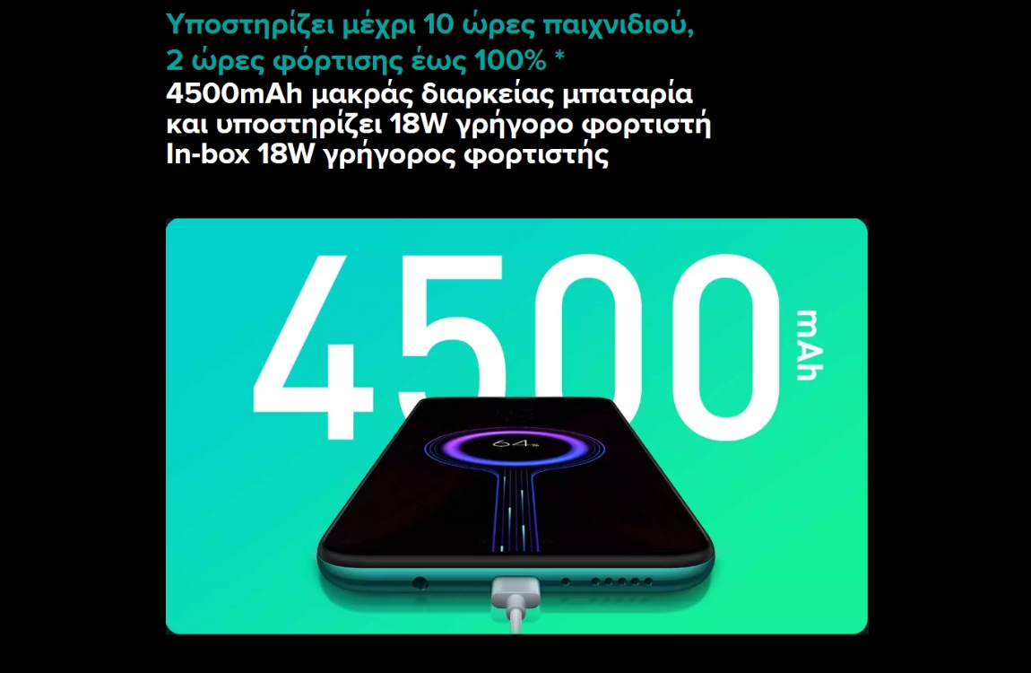 Xiaomi Redmi Note 8 Pro- 4500mAh